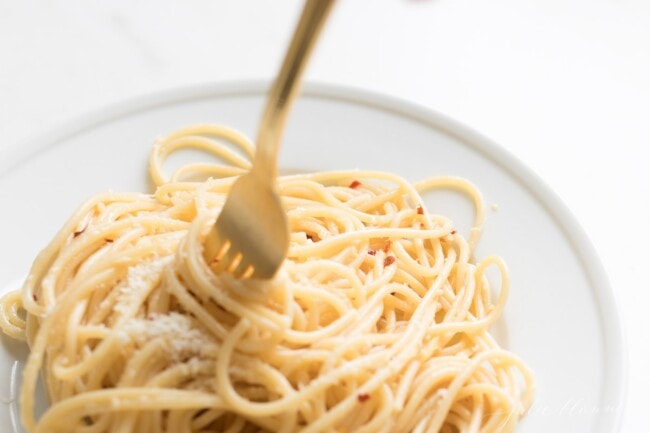 Pasta Aglio e Olio | Julie Blanner