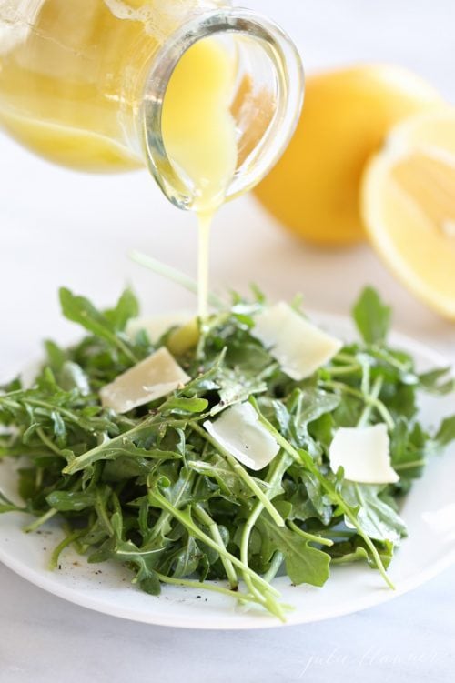 Arugula Salad with Lemon Vinaigrette | Julie Blanner