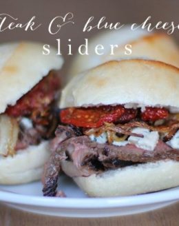 Easy Steak Sliders | a favorite tailgate recipe