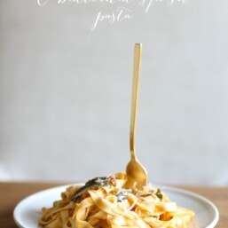 Make fall flavorful with browned butter & butternut squash pasta