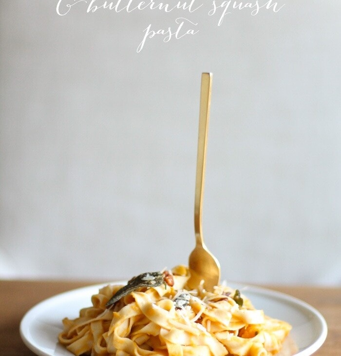 Make fall flavorful with browned butter & butternut squash pasta