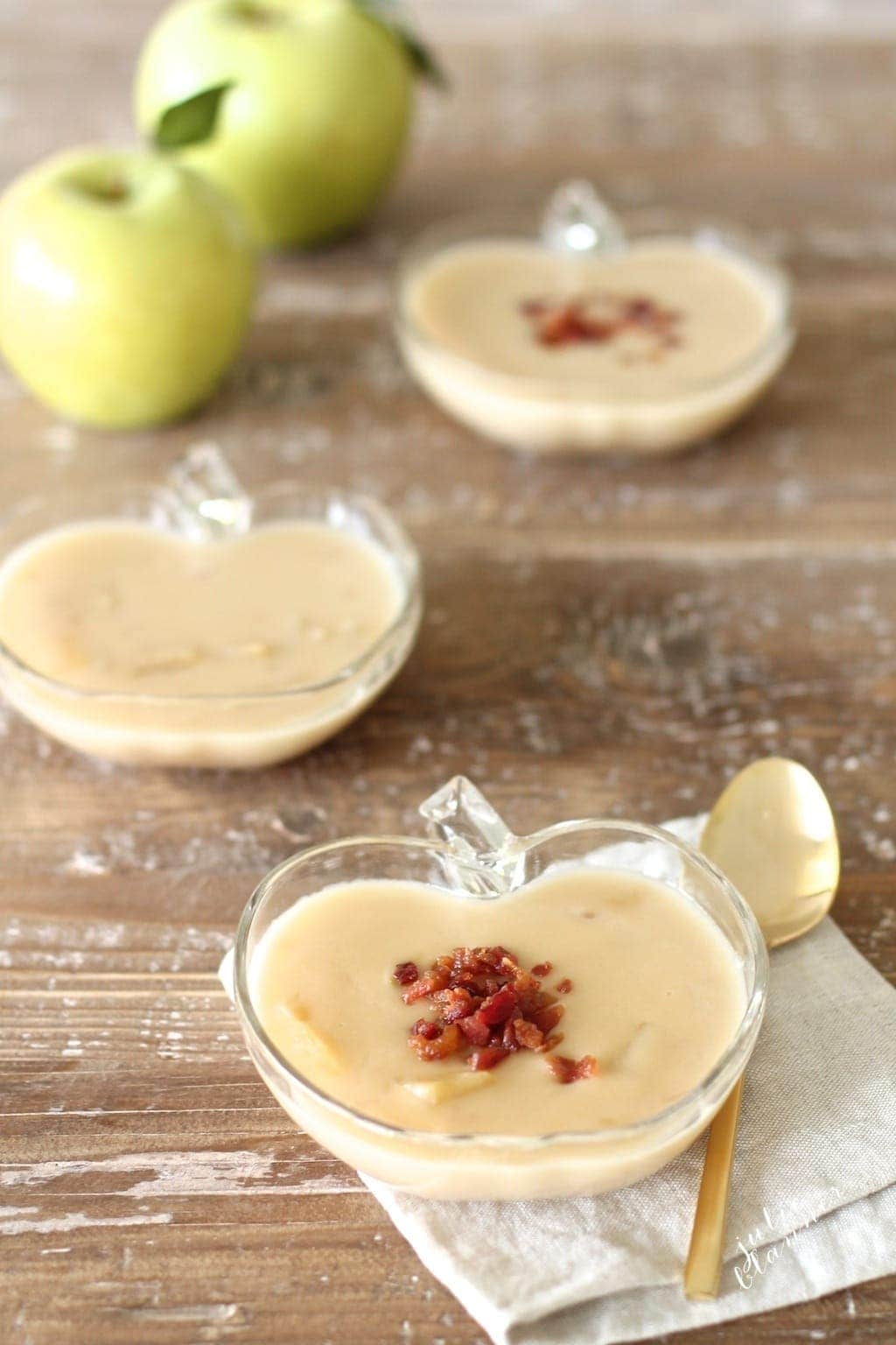 cheddar and apple soup