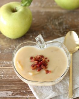 Easy apple & cheese soup recipe | Fall Recipes