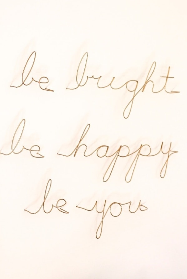 Be Bright Be Happy Be You - beautiful art for the home