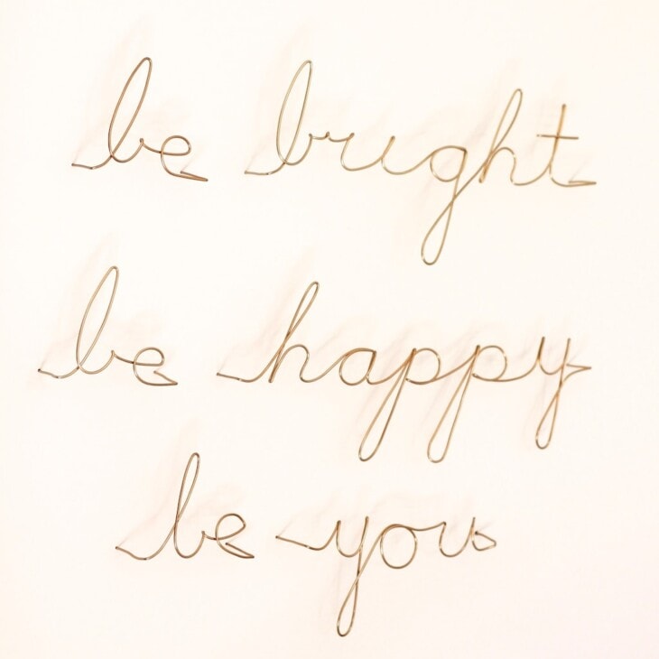 Be Bright Be Happy Be You - beautiful art for the home