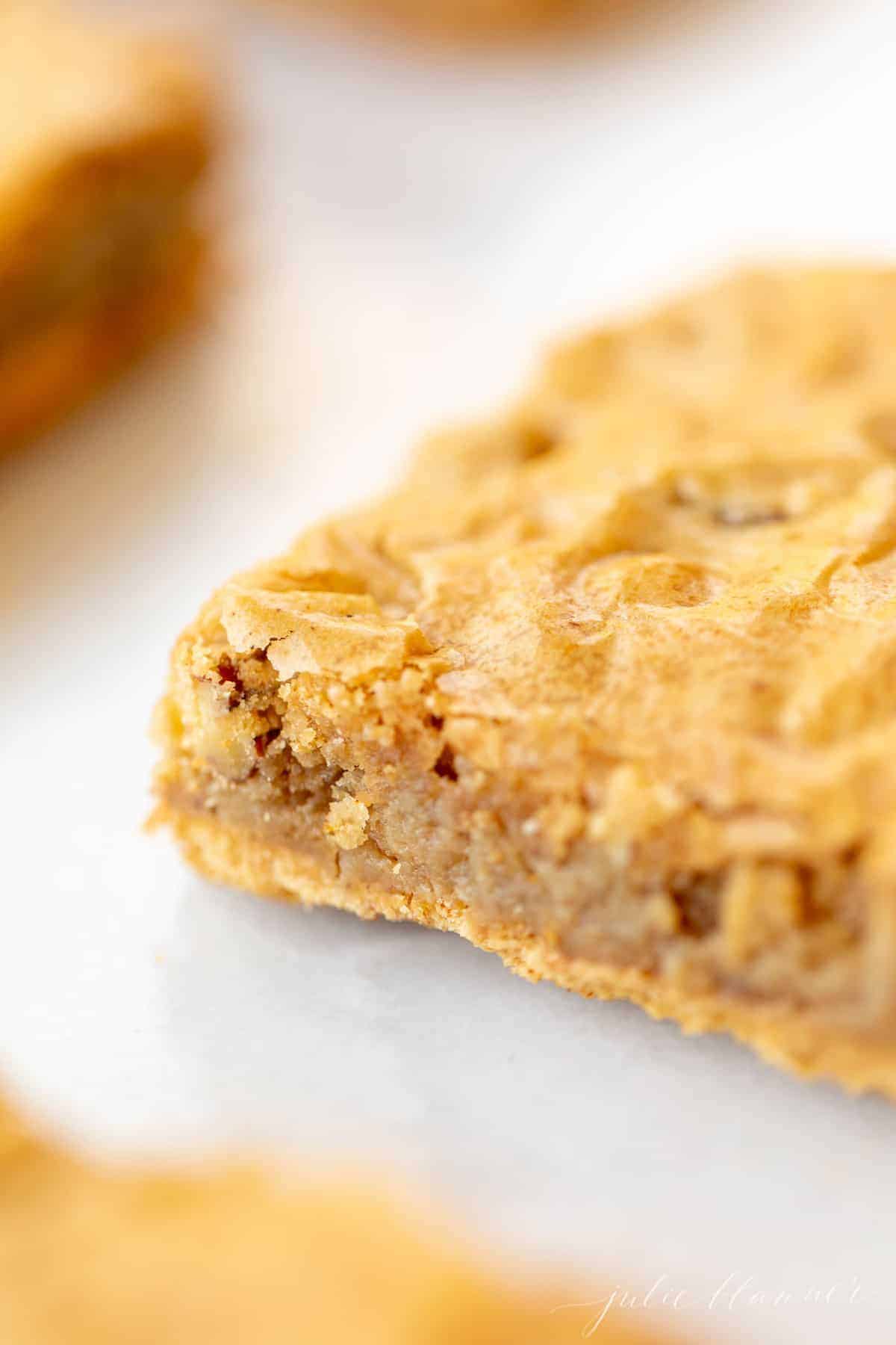 Easy Salted Caramel Pecan Pie Bars Julie Blanner