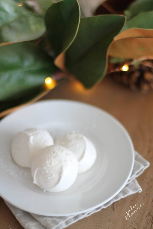 2 Ingredient Christmas Cookies made from staple ingredients! Snowballs!