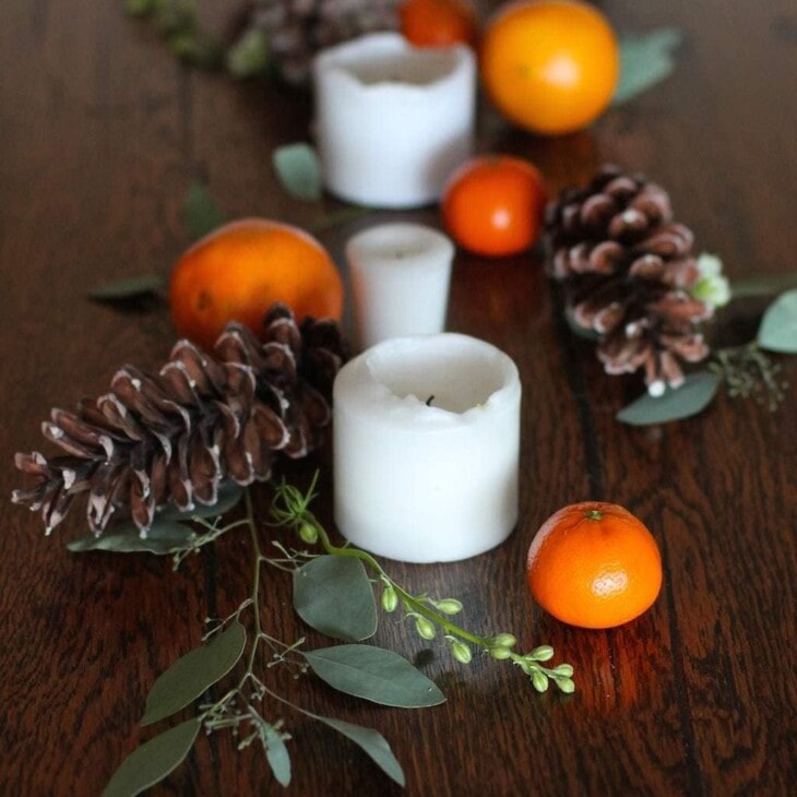 Easy, beautiful & natural Thanksgiving table setting