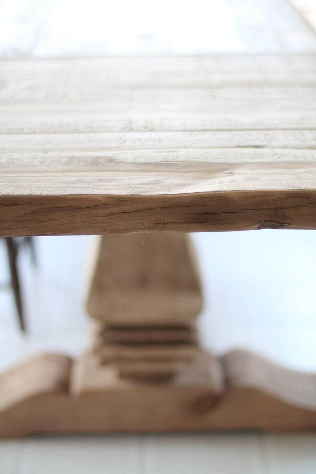 Restoration Hardware dining table farmhouse table with natural finish