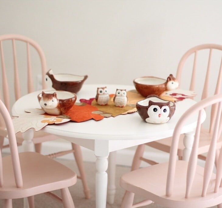 Thanksgiving kids' table - easy ideas & decoration to make Thanksgiving special