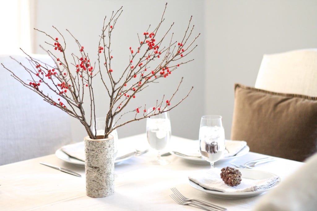 Berry & Birch Christmas Table setting Berry & Birch Christmas Table setting