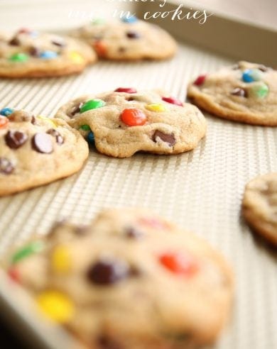 Unbelievably amazing bakery M&M cookies - get the tips for the best cookies