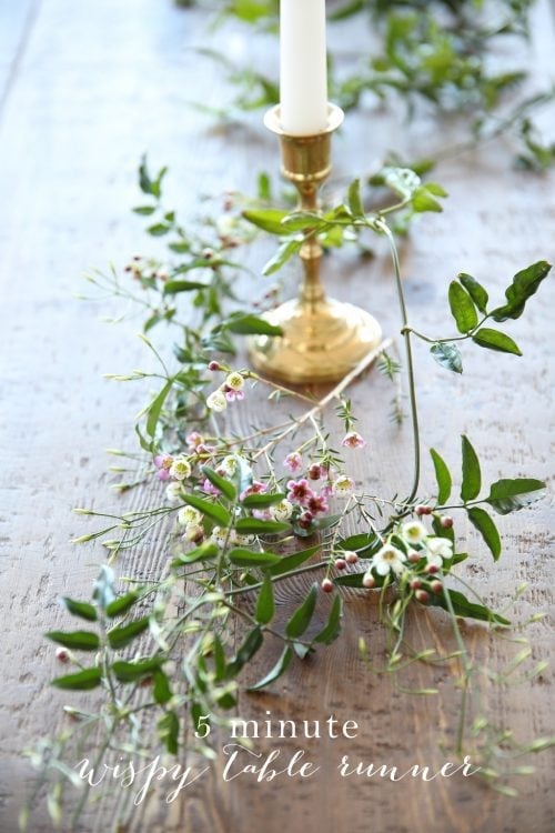 January Table Setting