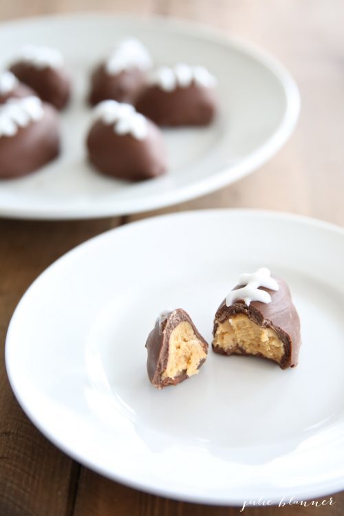 Touchdown Truffles An Easy Peanut Butter Truffles Recipe Julie Blanner