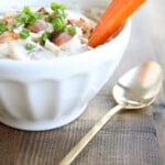 Bacon & Gruyere Dip | Easy, creamy, incredible cheese dip in minutes!