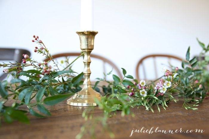 January Table Setting