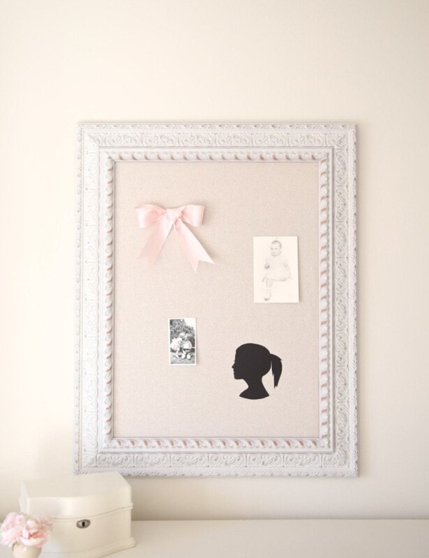 Make a silhouette of your kids in just a few easy steps - beautiful bedroom decor
