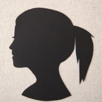 Easy DIY silhouette portrait