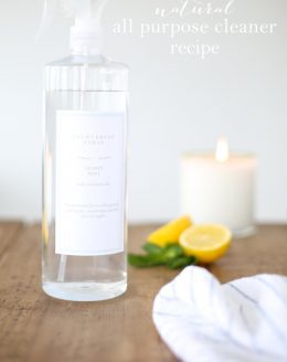 3 ingredient natural all purpose cleaner recipe