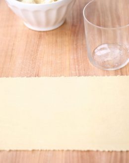 Step by step tutorial to make large egg filled ravioli