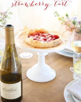 Easy Strawberry Tart Recipe - get the step by step instructions to create this beautiful dessert in just 5 minutes!