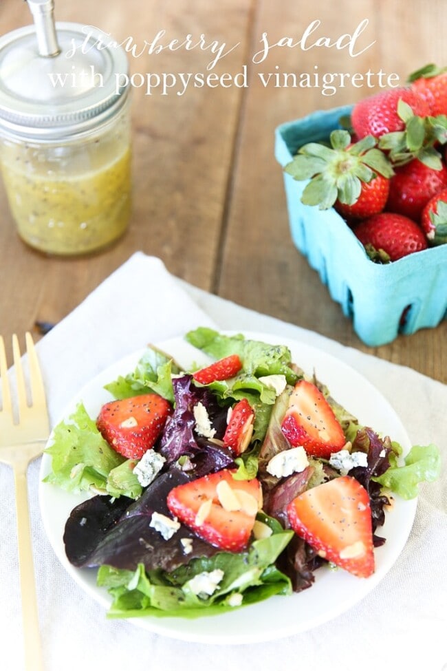 Strawberry Salad with Poppy Seed Dressing Julie Balanner