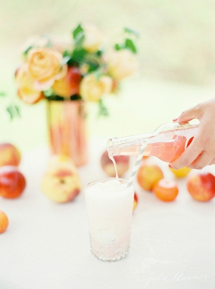 Summer entertaining - how to set up an ice cream float bar for a hot summer day