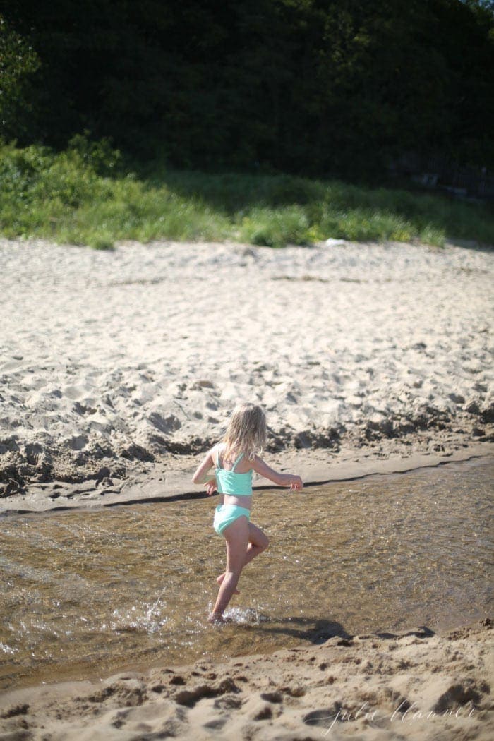 Pier Cove Beach | Things to Do With Kids in Michigan
