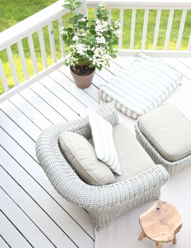 how to paint a deck Outdoor Living | Beautiful decor ideas and how to define your deck or patio as an outdoor living room