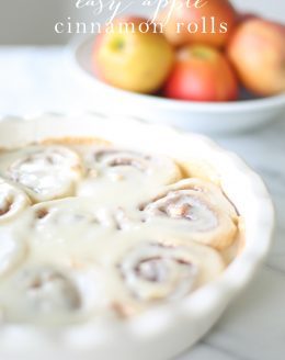 Easy apple cinnamon rolls recipe - get the secret to the lightest, fluffiest, better-than-the-bakery cinnamon rolls with creamy icing.