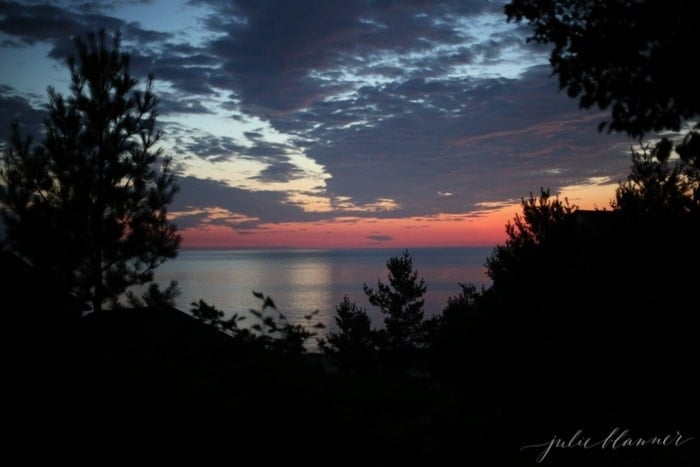 Lake Michigan sunsets