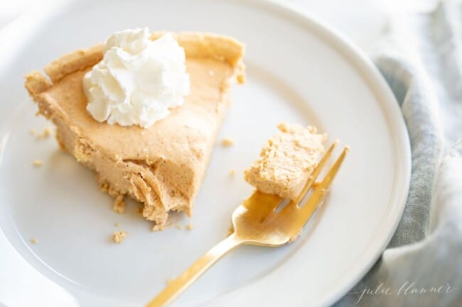 Easy No Bake Pumpkin Cheesecake Recipe | Julie Blanner