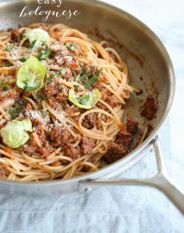 Fresh, flavorful and fragrant bolognese sauce recipe - a hearty dinner that will warm you up this winter