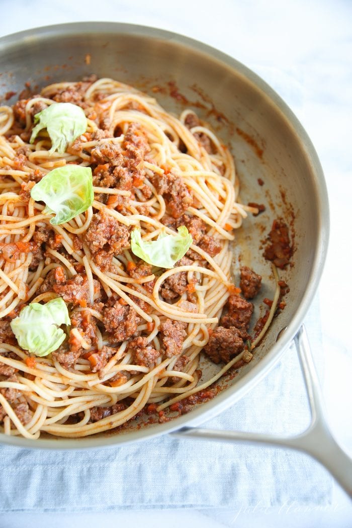 Easy Authentic Bolognese Sauce Recipe | Julie Blanner