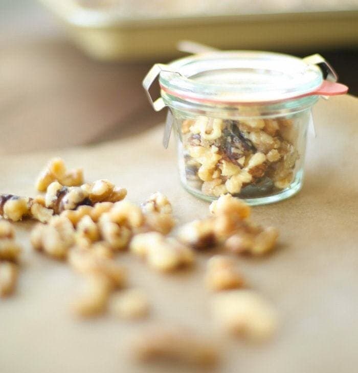 Easy candied nuts recipe - great for gift giving or topping salads, ice creams and pies
