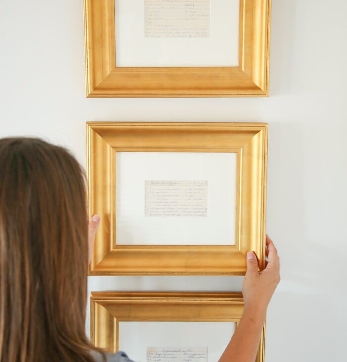 frame family recipes for beautiful kitchen art