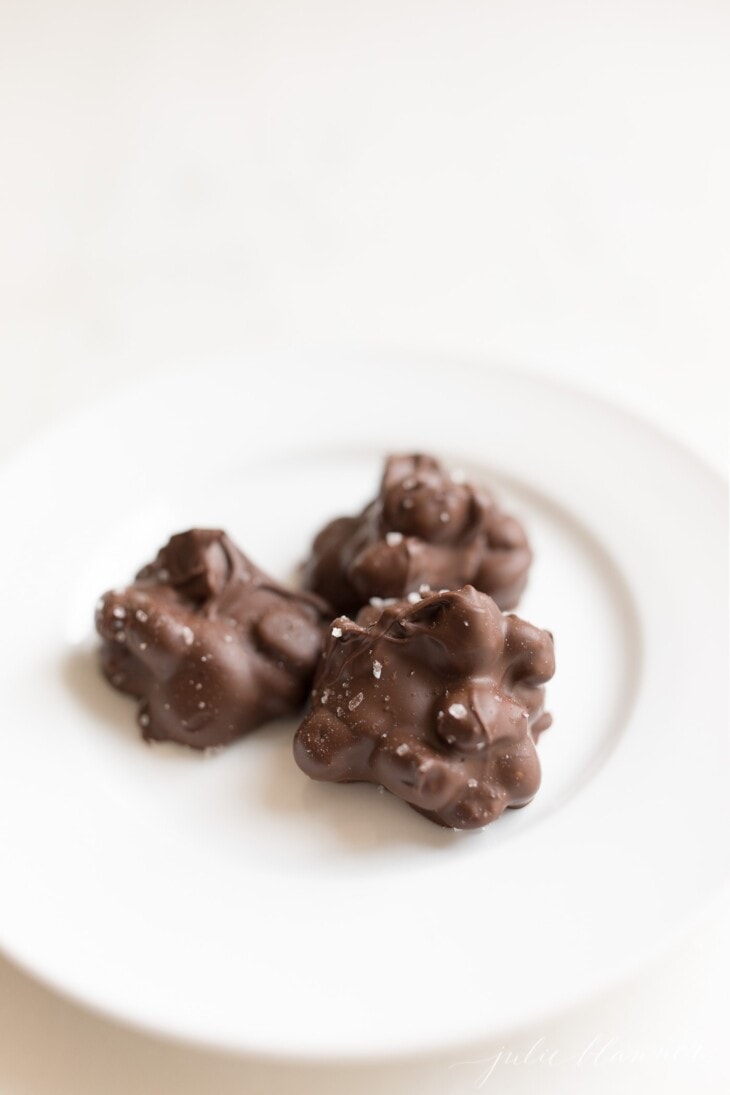 Easy 2 Ingredient Peanut Clusters in Microwave Stove Top or Slow Cooker