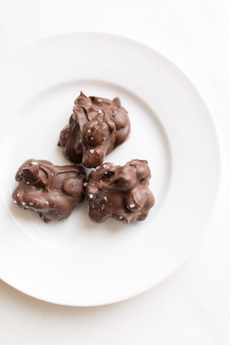 Easy 2 Ingredient Peanut Clusters in Microwave Stove Top or Slow Cooker