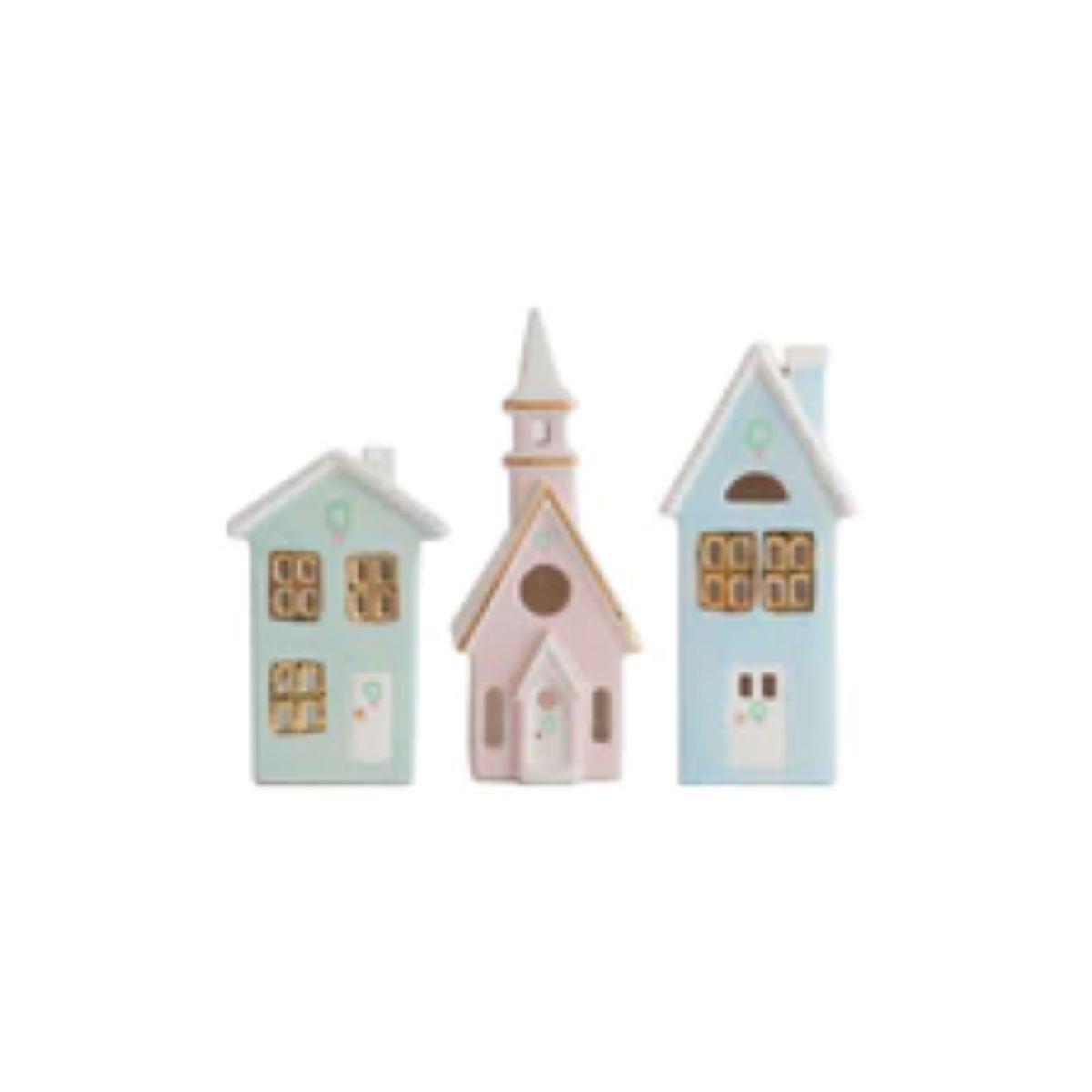 ceramic houses christmas decorations