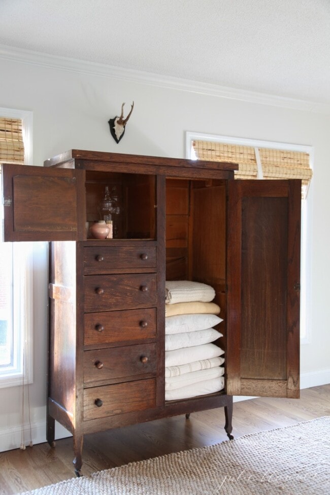 Create a functional linen cabinet anywhere in your home julie blanner