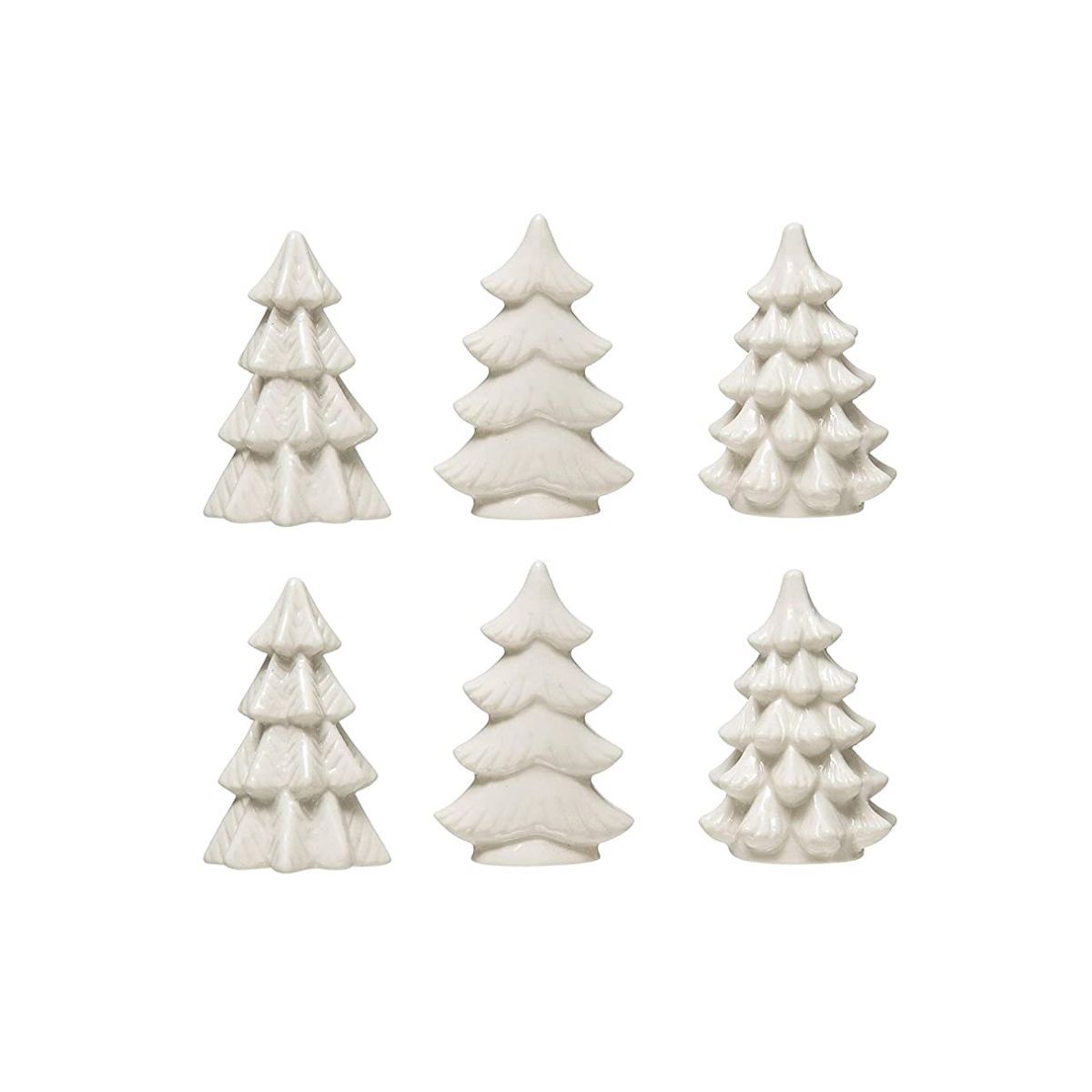 ceramic white trees for christmas decorations