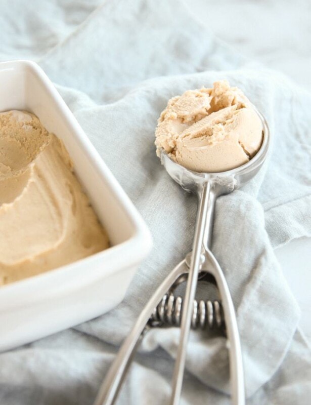 Creamy 3 ingredient peanut butter ice cream recipe