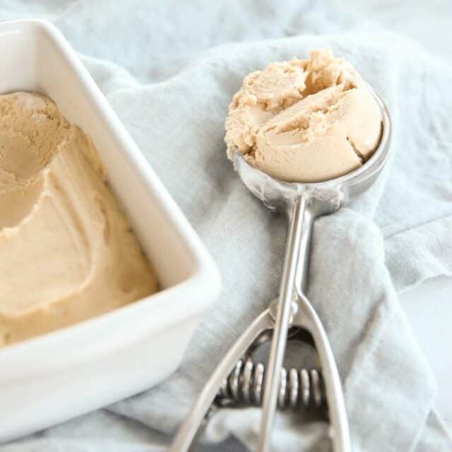 NoChurn Easy Peanut Butter Ice Cream Julie Blanner