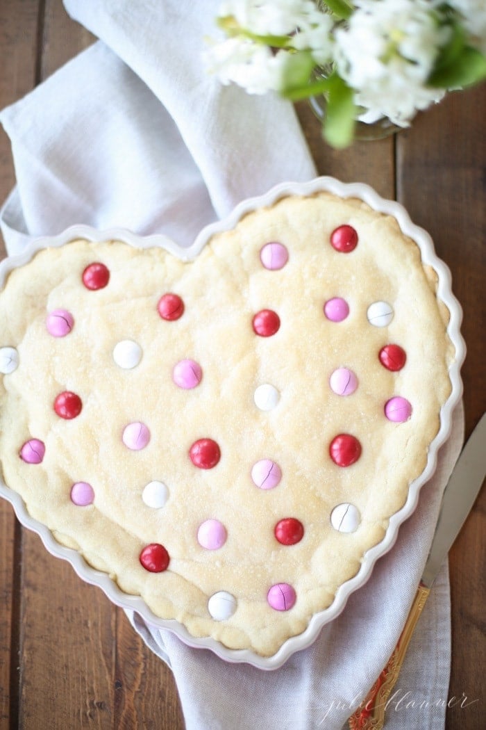 Easy Sugar Cookie Cake Recipe | Birthday and Valentine's Day