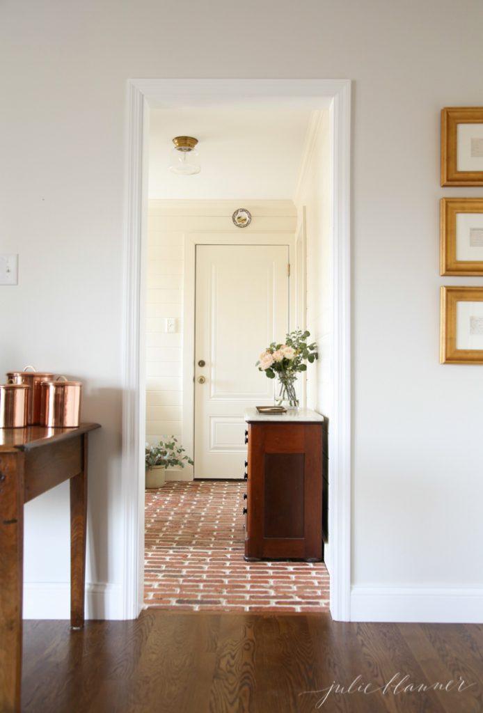 Stunning mudroom design from luxury home blogger Julie Blanner