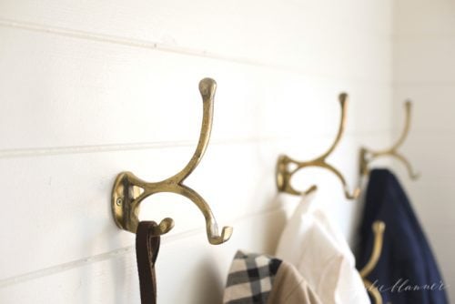 Add Brass Hooks for Charm and Function | Julie Blanner