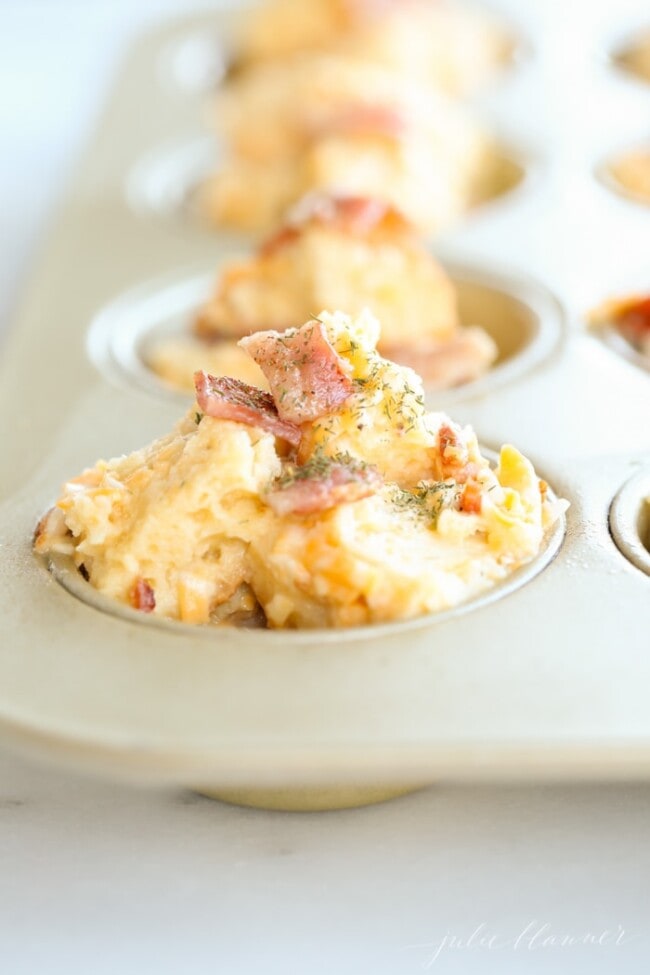 Perfectly Portioned Egg Strata Recipe Julie Blanner