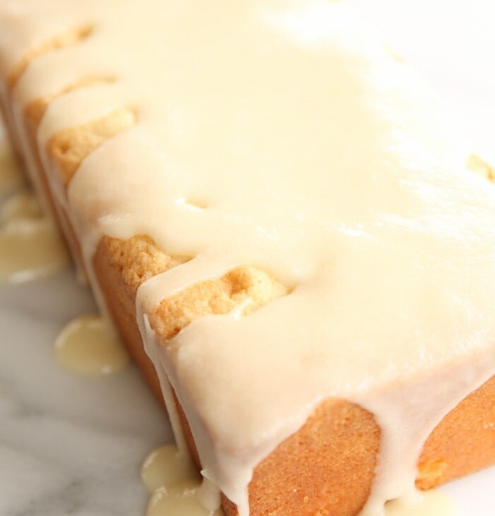 Amazing pound cake recipe, made in minutes from julieblanner.com