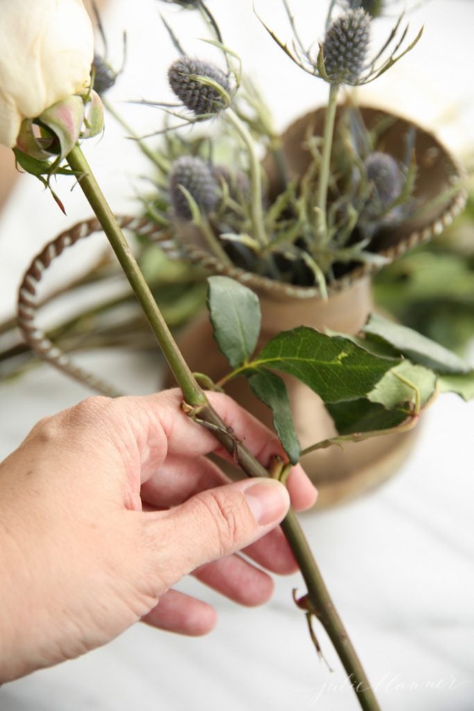 Everyday Flowers Easy Everyday Flower Arrangement with Roses