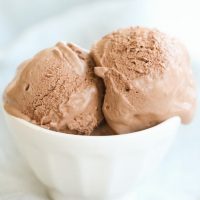 3 Ingredient Creamy Chocolate Ice Cream Recipe